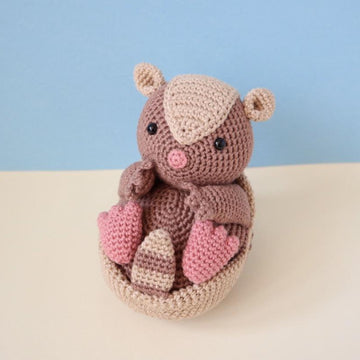 Arlo the Armadillo Amigurumi