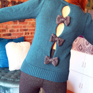 "Put a Bow on It" Sweater