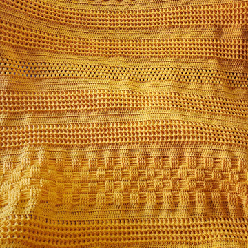 Stripes of Texture Afghan