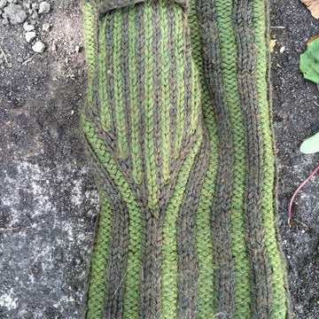 Vertical Stripe Mitts