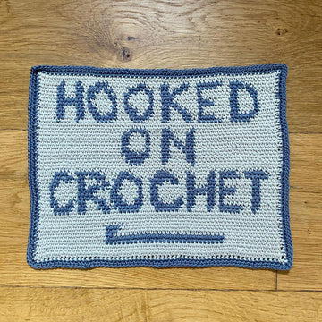 "Hooked" Wall Hanging