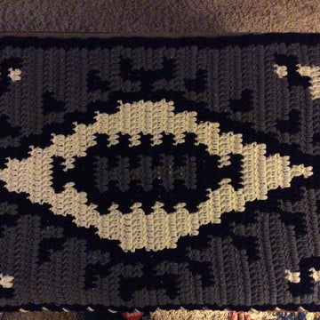 Two Gray Hills Fringed Throw
