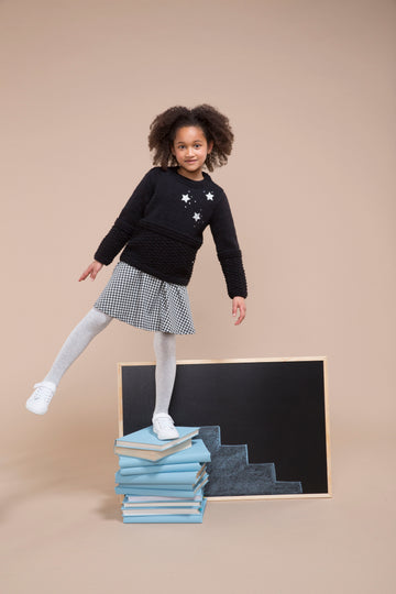 Girls Round Collar Sweater in Bergere de France Sport - 60398-12 - Downloadable PDF