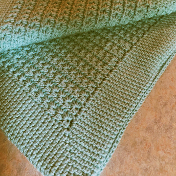 Blooming Crochet Star Stitch Blanket