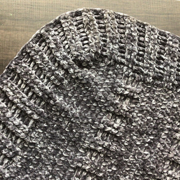 Weave and Stripe Velvet Blanket
