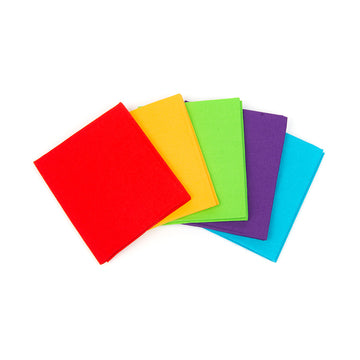 Craft Cotton Company Bright Plain Fat Quarter Bundle -  Multi