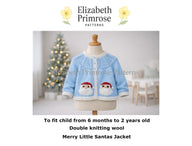 Merry Little Santas Jacket Knitting Pattern P14
