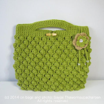 Bobble Bag Crochet Pattern in 2 Sizes