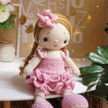 Knitting Pattern Doll Clothes - Outfit "Ballerina"