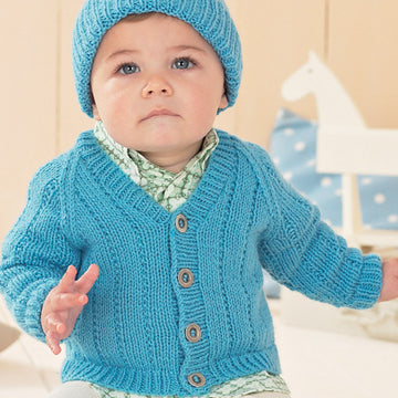Cardigans and Hat in Sirdar Snuggly DK - 1419 - Downloadable PDF