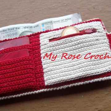 Crochet Bi-fold Ladies Money Wallet Pattern