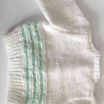 Baby cardigan with matching Beanie hat