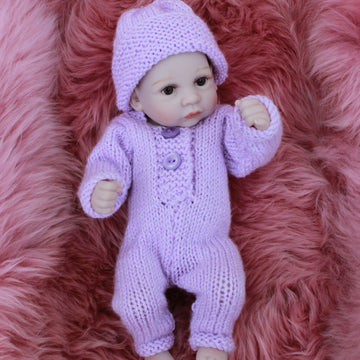 Knitting Pattern dolls all in one suite to fit 10"-12"doll #534