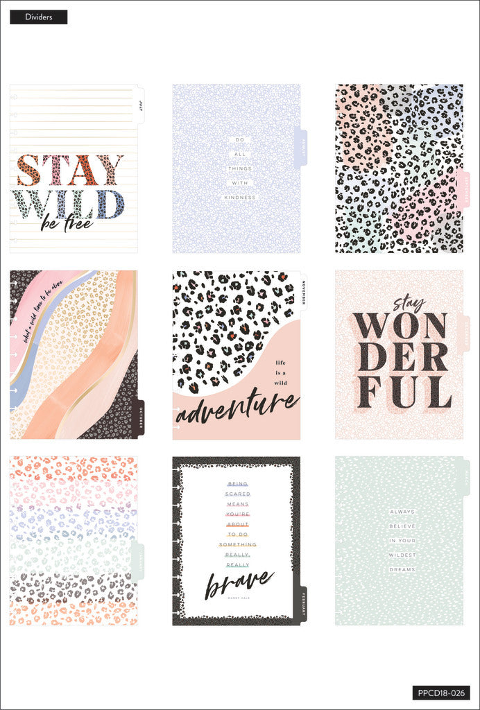 The Happy Planner Colorful Leopard Classic 18 Month Planner