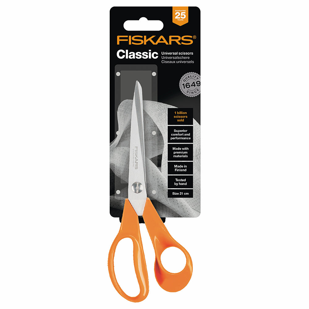 Fiskars Scissors: General Purpose (RH): 21cm/8.25in