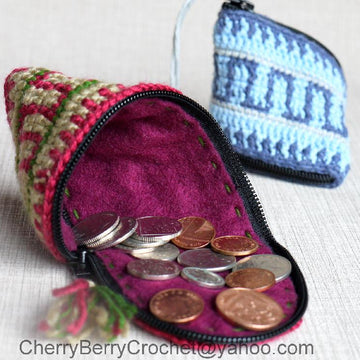 Coins Purse or Sewing Necessaire Crochet Pattern