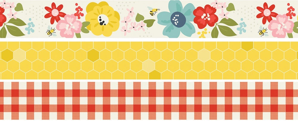 Simple Stories Summer Farmhouse Washi Tape 3/Pkg - 619782
