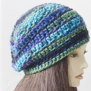 Textured Slouchy Hat and Circle Scarf