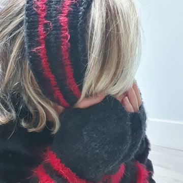 Simple Stripe Wrist and Ear Warmer