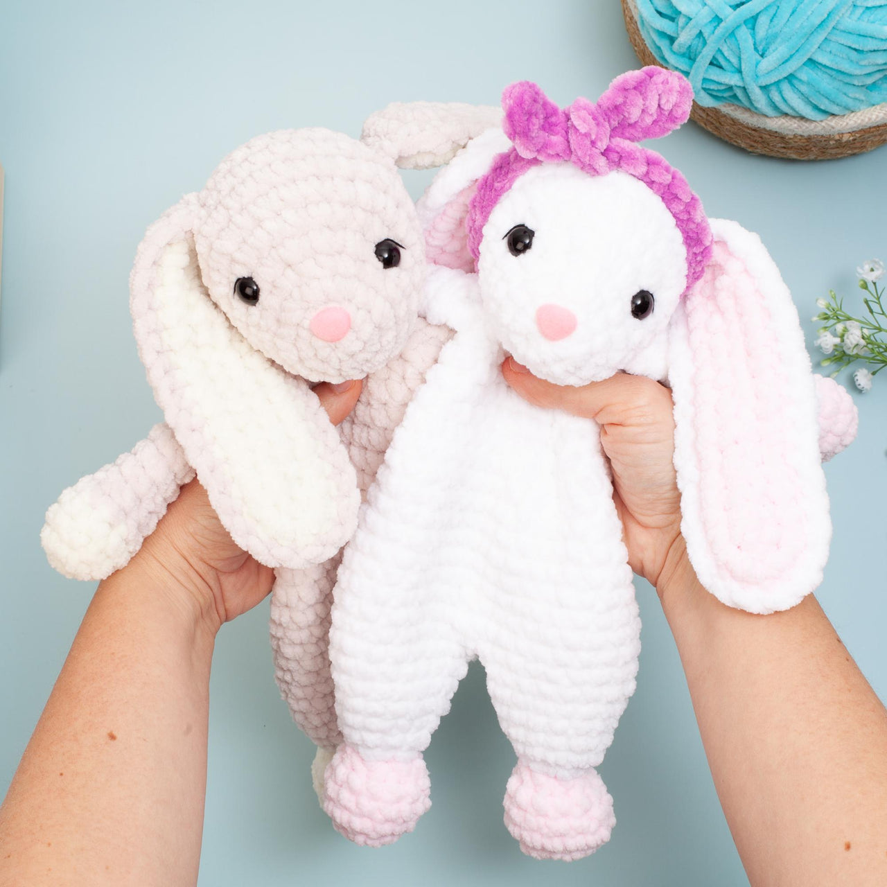 Crochet Bunny Lovey Pattern – Bunny Snuggler Crochet Pattern