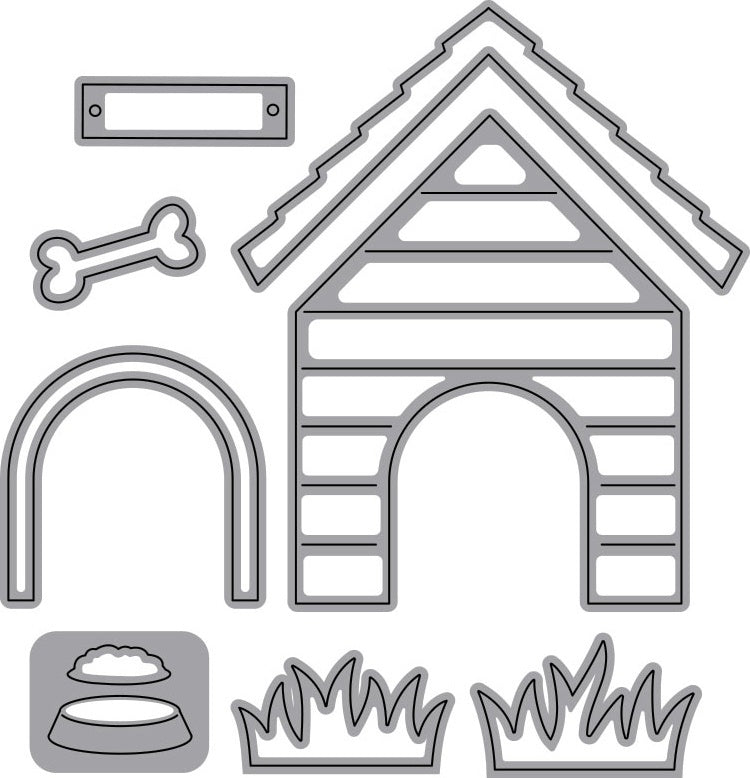 Elizabeth Craft Designs Elizabeth Craft Metal Die - Dog House