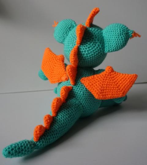 Häkelanleitung Amigurumi Drache Elliot ♥