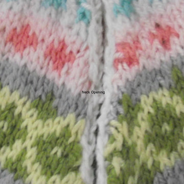 Babies Fair Isle Poncho - 12 months