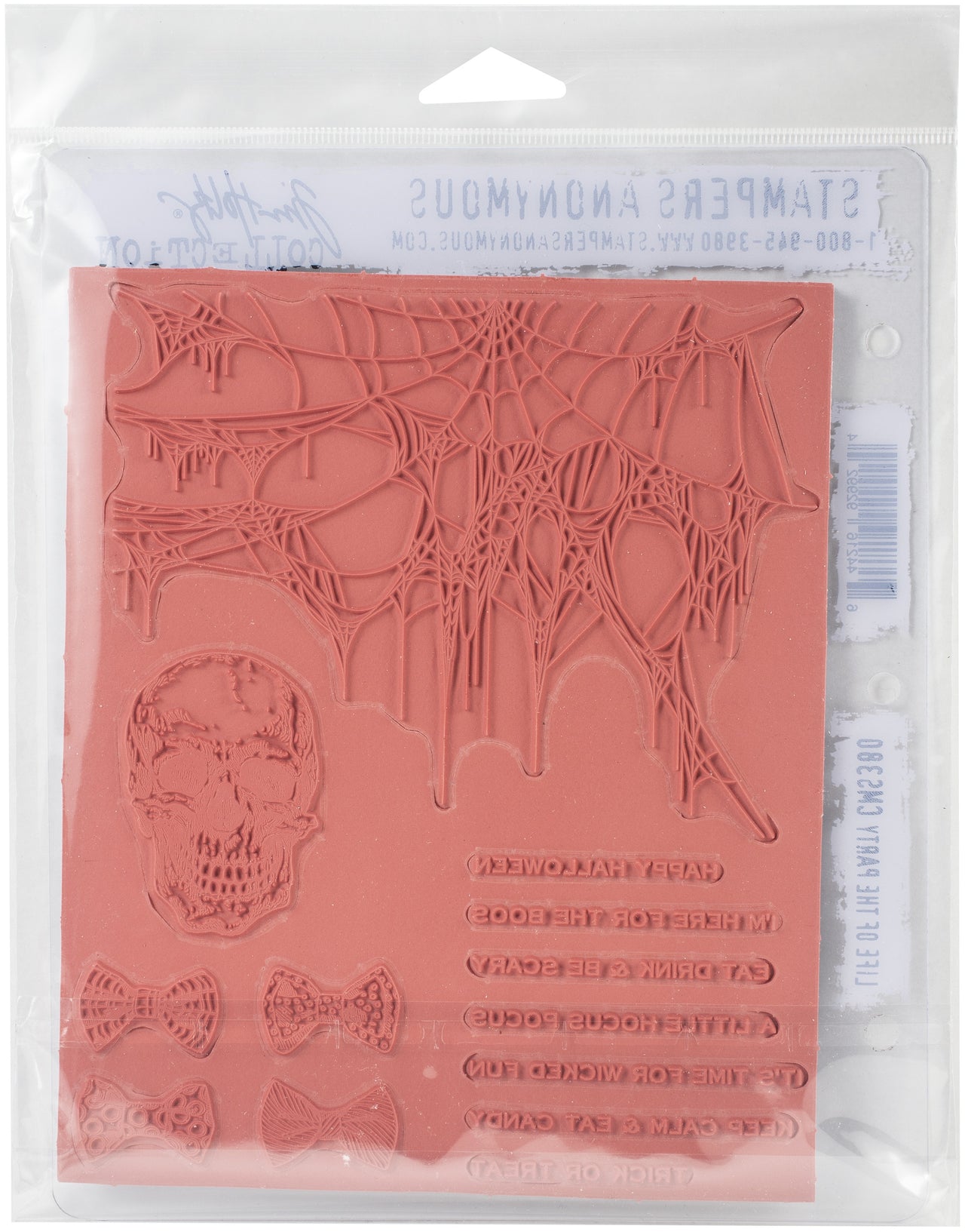 Stampers Anonymous Tim Holtz Cling Stamps 7"X8.5" - Life Of The Party