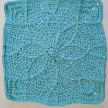 Winter Snowflake Square