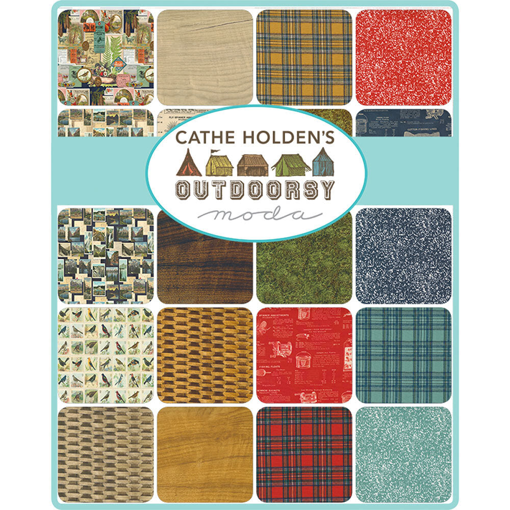 Moda Fabrics Outdoorsy 10" Squares - 7380LC