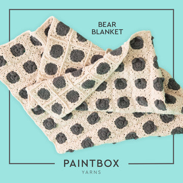 Bear Blanket - Free Afghan Crochet Pattern For Babies and Children in Paintbox Yarns Baby DK by Paintbox Yarns