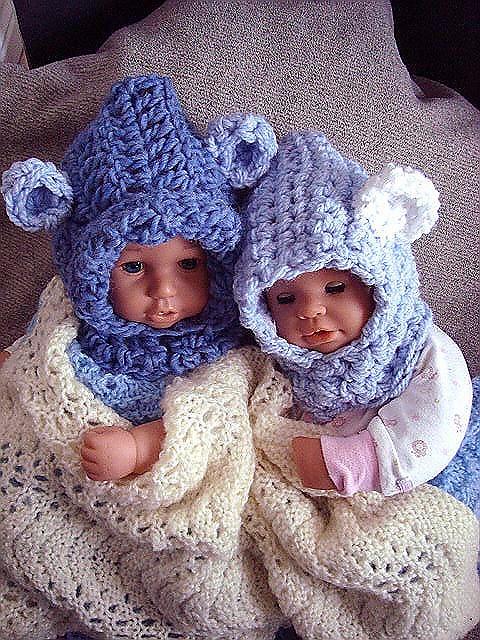 529, HOODED HAT WITH OR WITHOUT EARS