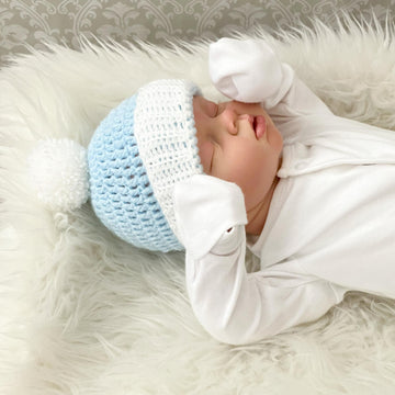 Baby Hat Crochet Pattern ( 5 Sizes ) # 503