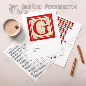 G Pet Name Pillow Cover CROCHET PATTERN
