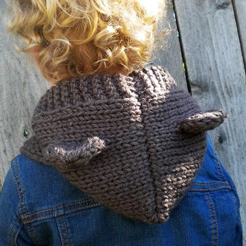 Super Easy Hooded Scarf