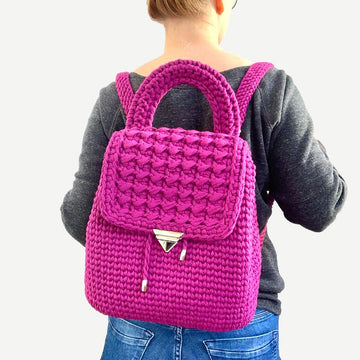 Crochet Backpack Pattern with Lining