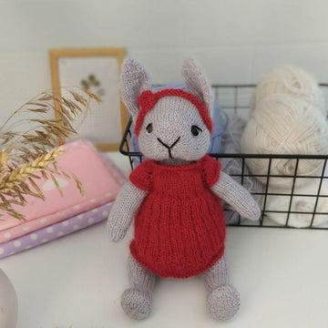 Bunny Knitting Pattern | Rabbit Toy PDF | Tia the Little Bunny