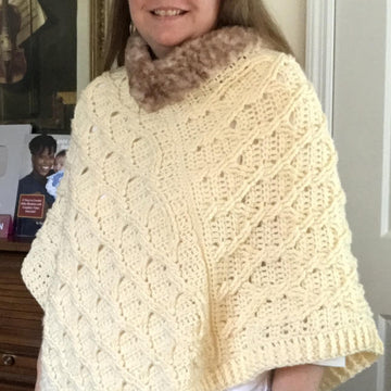 Lattice Cabled Poncho