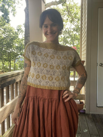 Flowers and Lace Tee