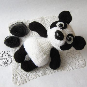 Toy for sleep. Panda  for small babies