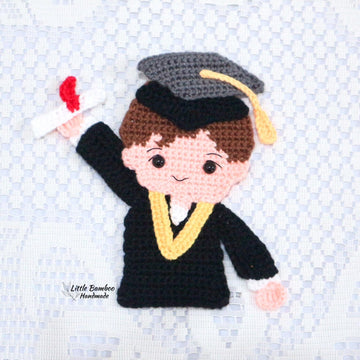 Graduation Boy and Girl Applique