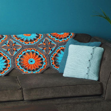 Crocheted Daisy Afghan