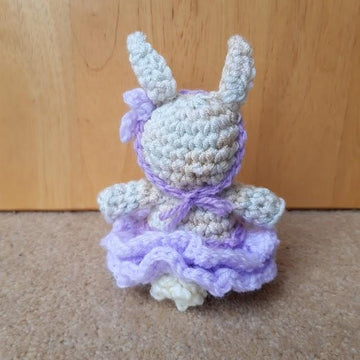 Amigurumi ballet bunny plushie crochet pattern