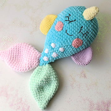Narwhal Comforter, Narwhal Lovey