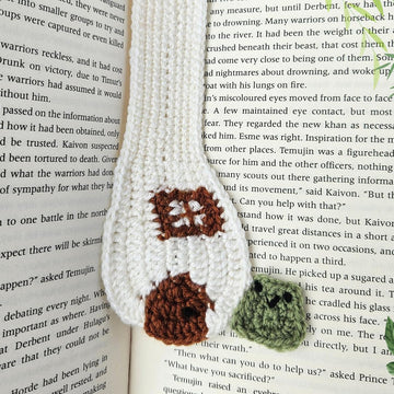 Mushroom House & Frog Bookmark