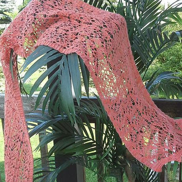 Victorian Porcupine Lace Scarf