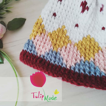 Crochet MOSAIC BEANIE (Hat)
