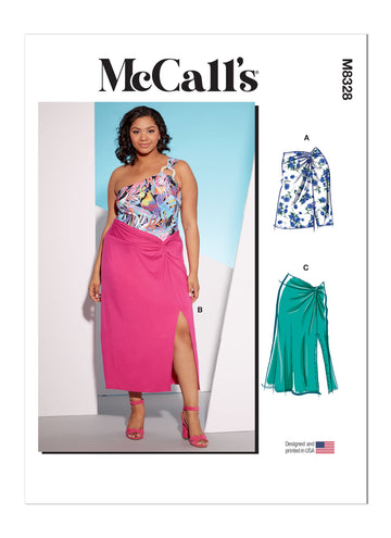 McCall's Women's Knit Skirts M8328 - Sewing Pattern