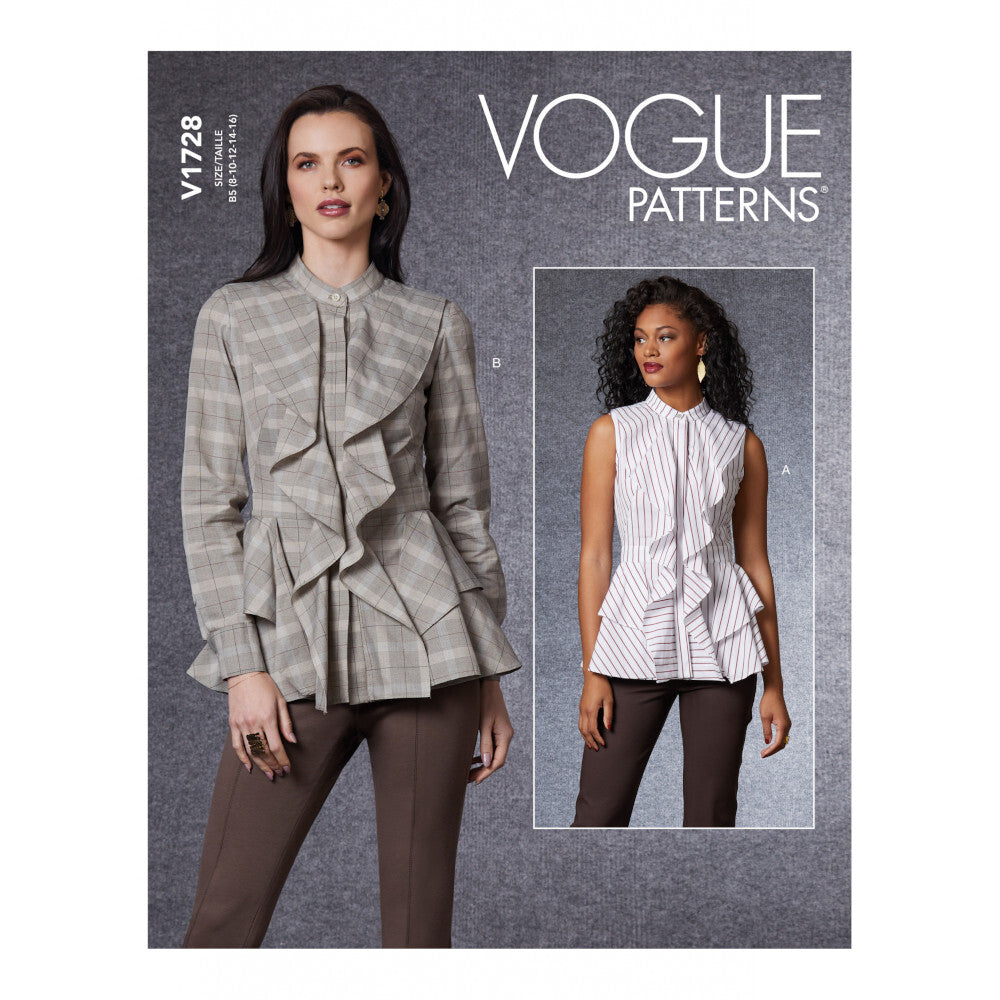 Vogue Misses' Top V1728 - Sewing Pattern