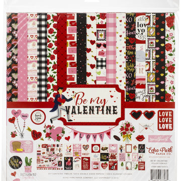 Echo Park Paper Echo Park Collection Kit 12"X12" - Be My Valentine